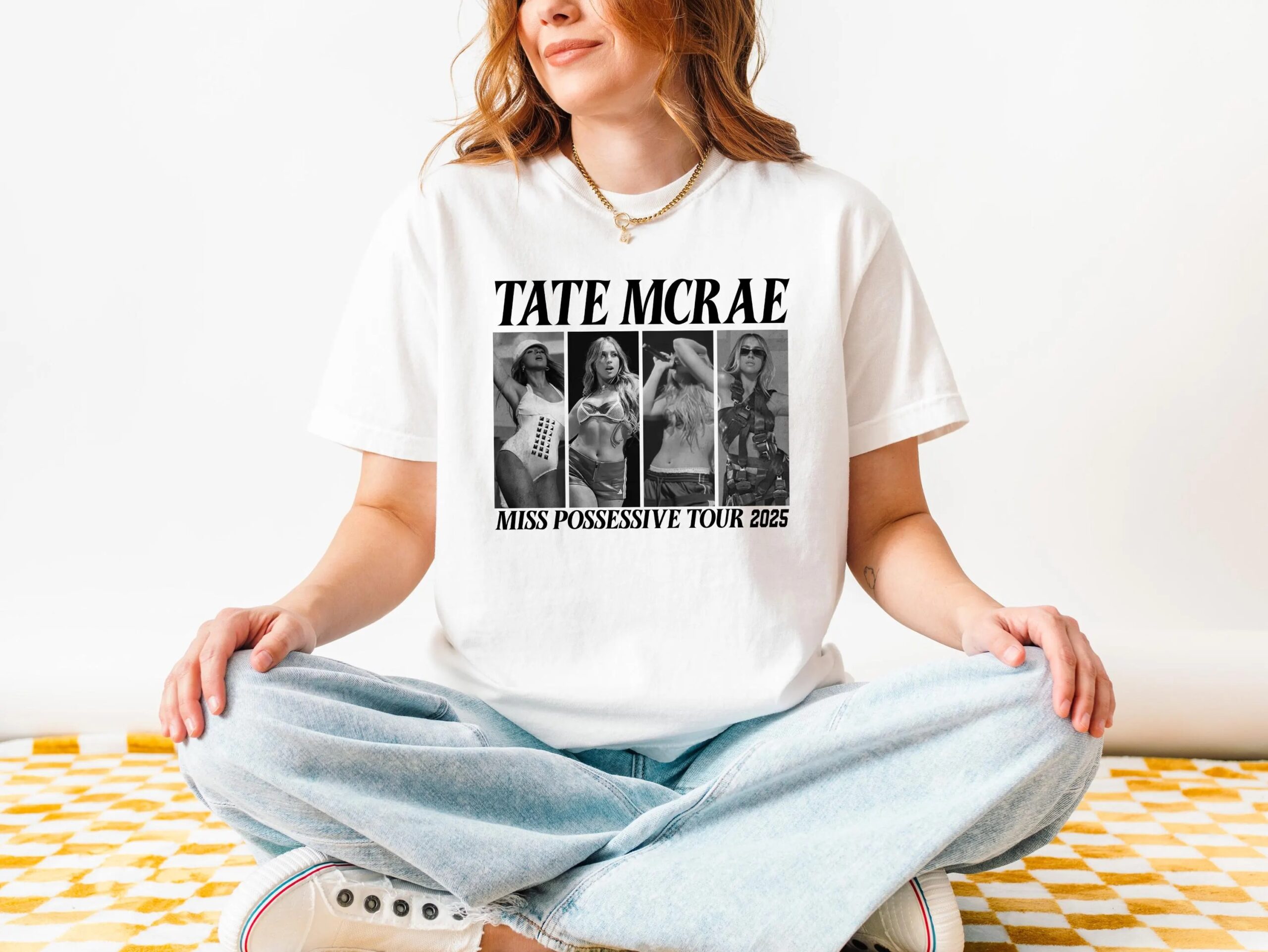 Tate Mcrae Miss Possessive Tour 2025 Shirt Vintage Pop Shirt