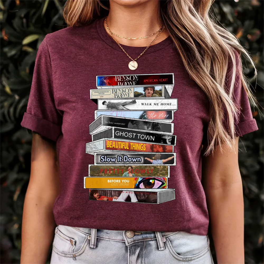 Benson Boone Shirt, Benson Boone 2025 World Tour T-Shirt, Beautiful Things, Fan Gift