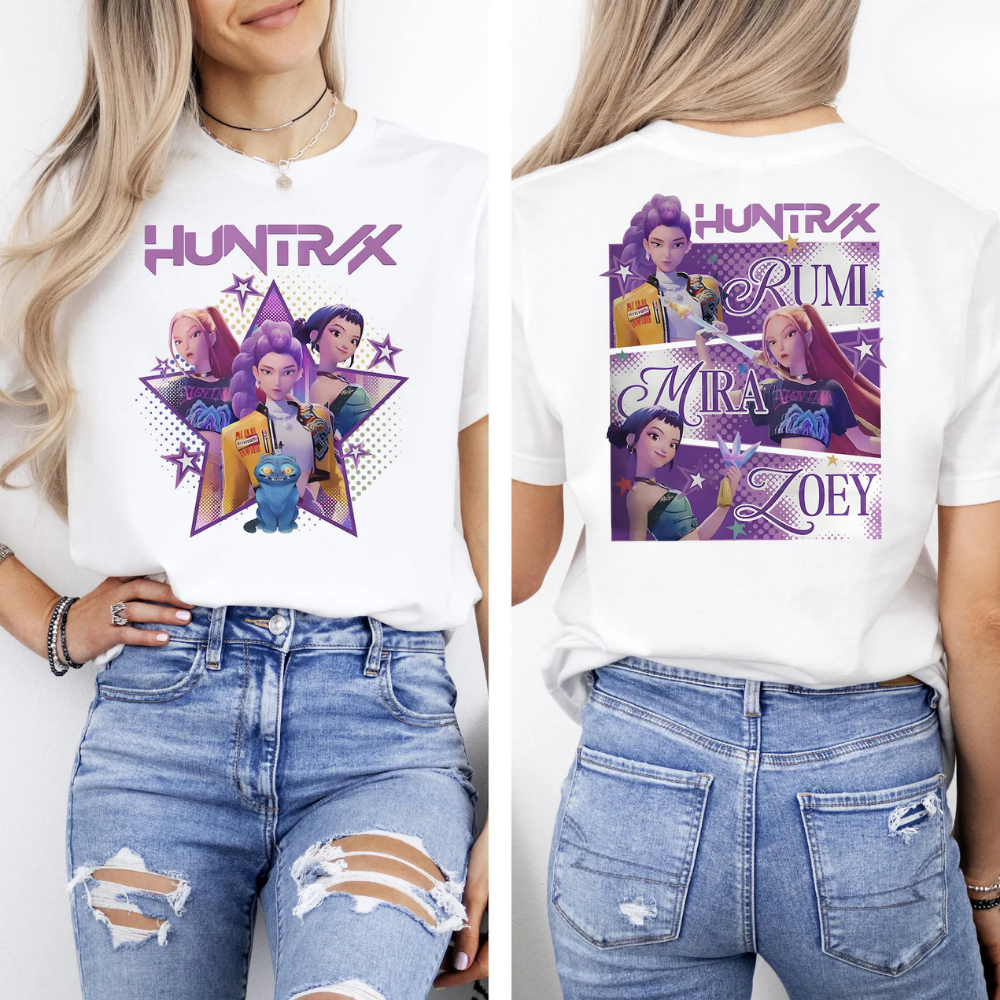 Huntrix Tshirt, Demon Hunters Shirt, Gift For Kpop Fan, Kpop Movie