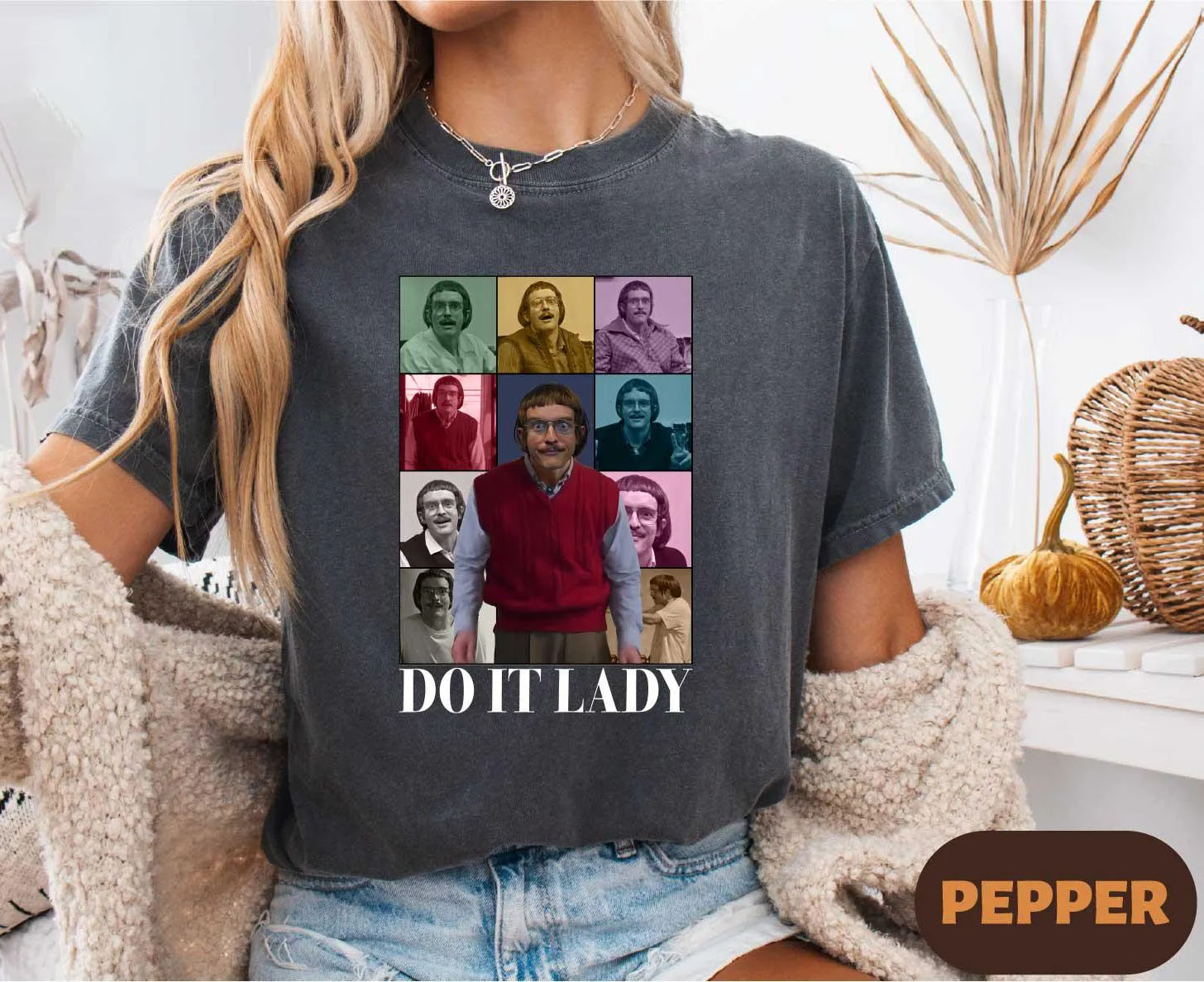 Funny Do It Lady Chit Shirt Viral Tiktok Humor Gag Graphic Empowerment Shirt