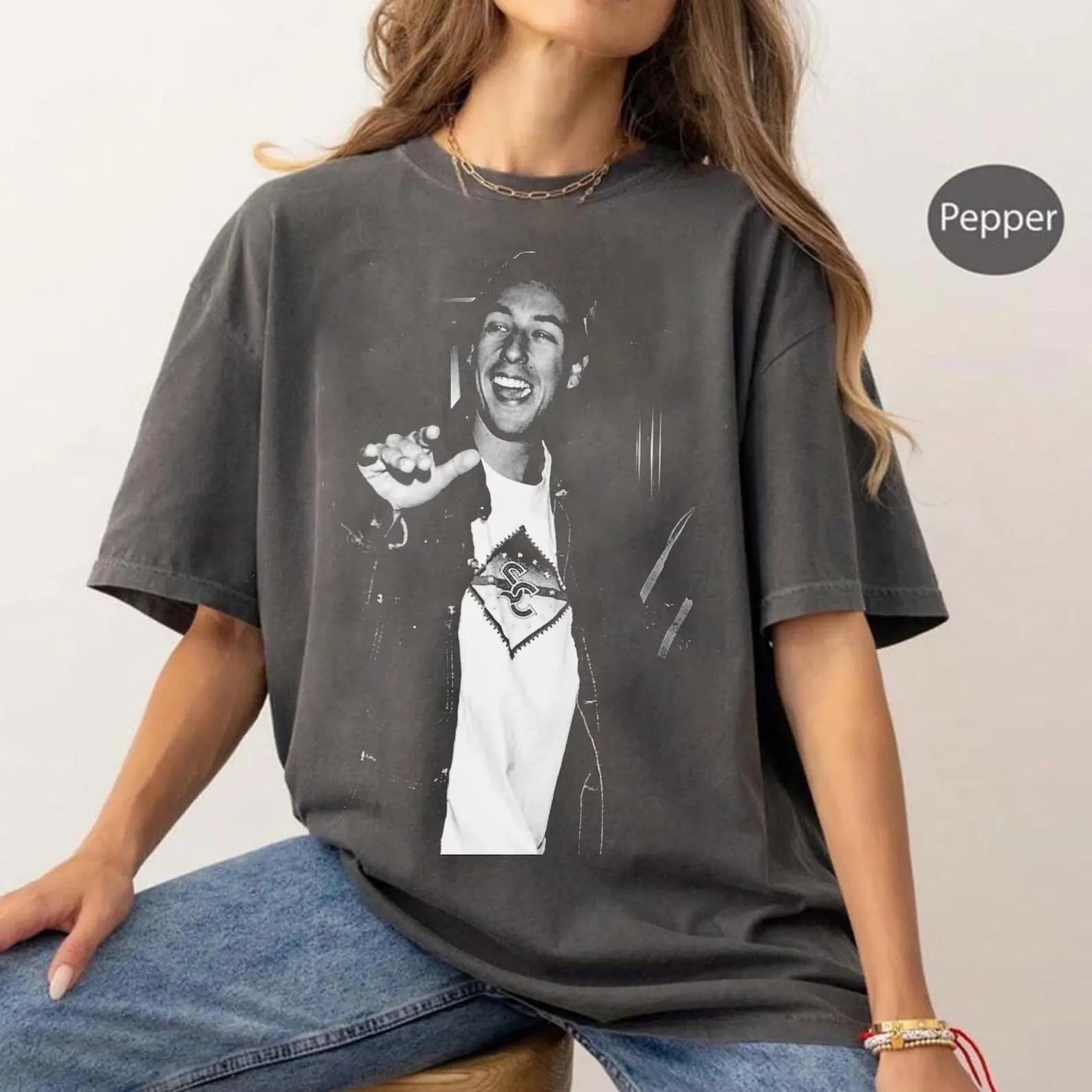 Adam Sandler Vintage Shirt Funny Retro Movie Actor Comedy Shirt