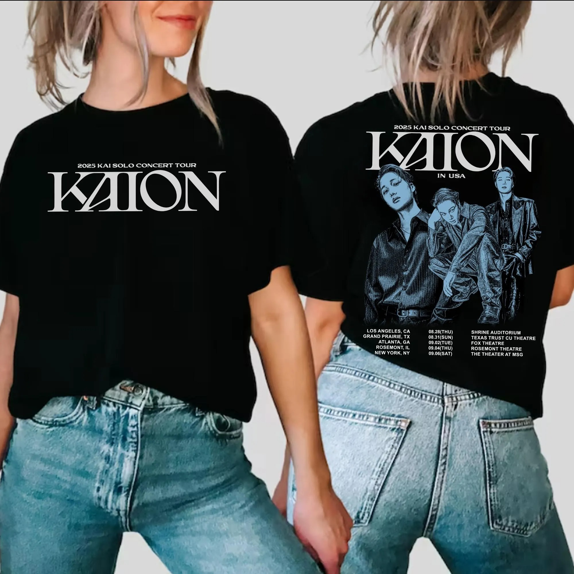 Kai Kaion Tour 2025 Sweatshirt Kpop Concert Merch Exo Album Fan Shirt