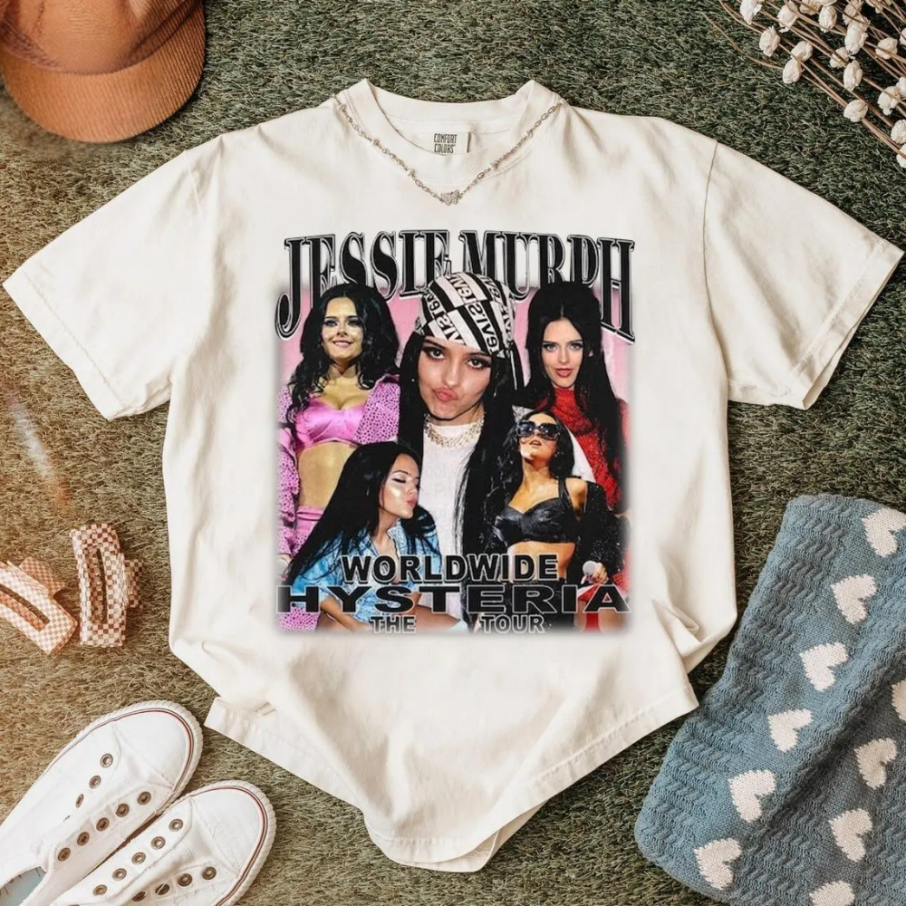 Jessie Murph Worldwide Hysteria Tour 2025 Shirt Vintage Bootleg Fan Shirt