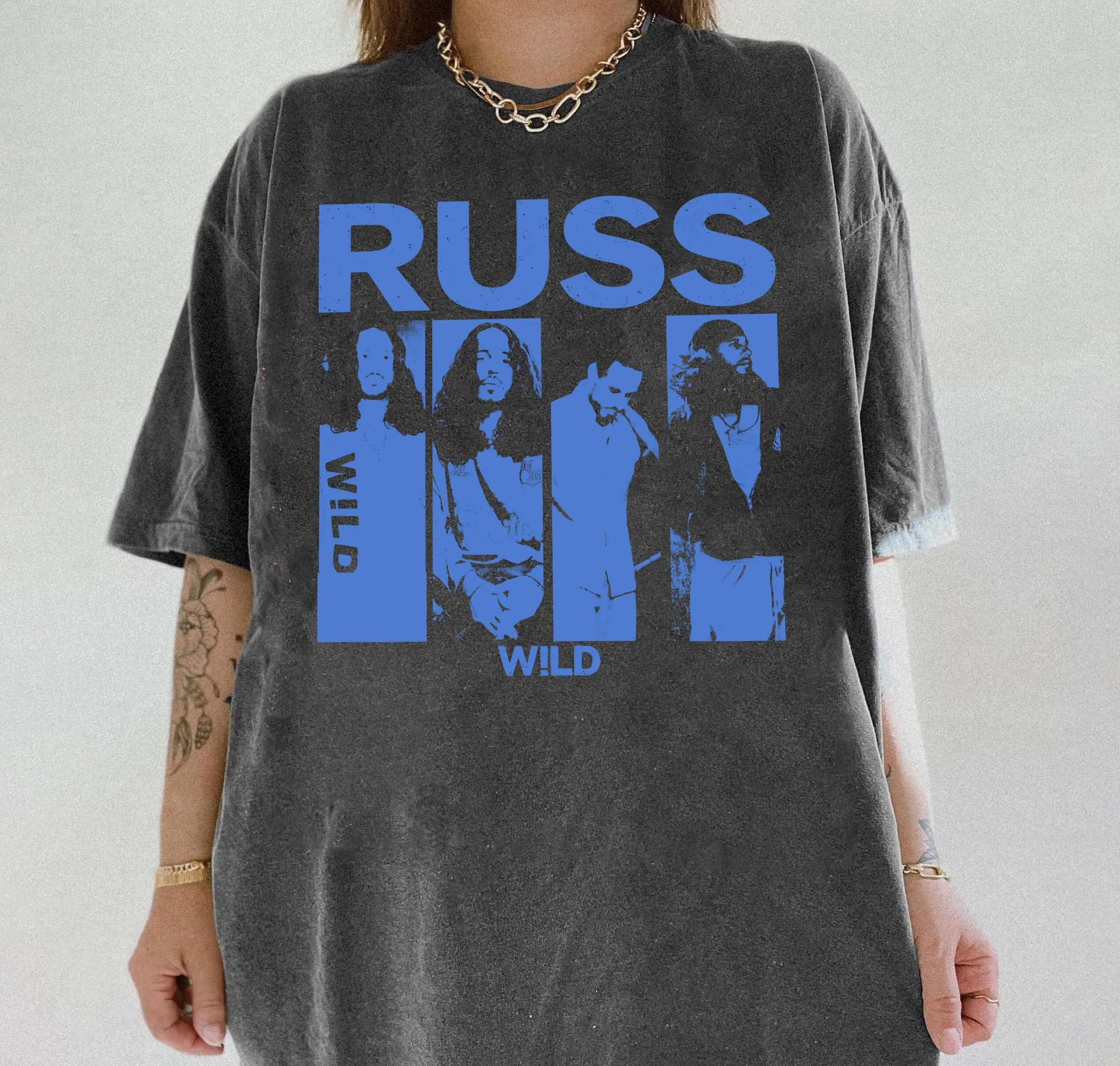 Russ Wild Tour 2025 Shirt Into The Wild Album Shirt Rap Fan Top