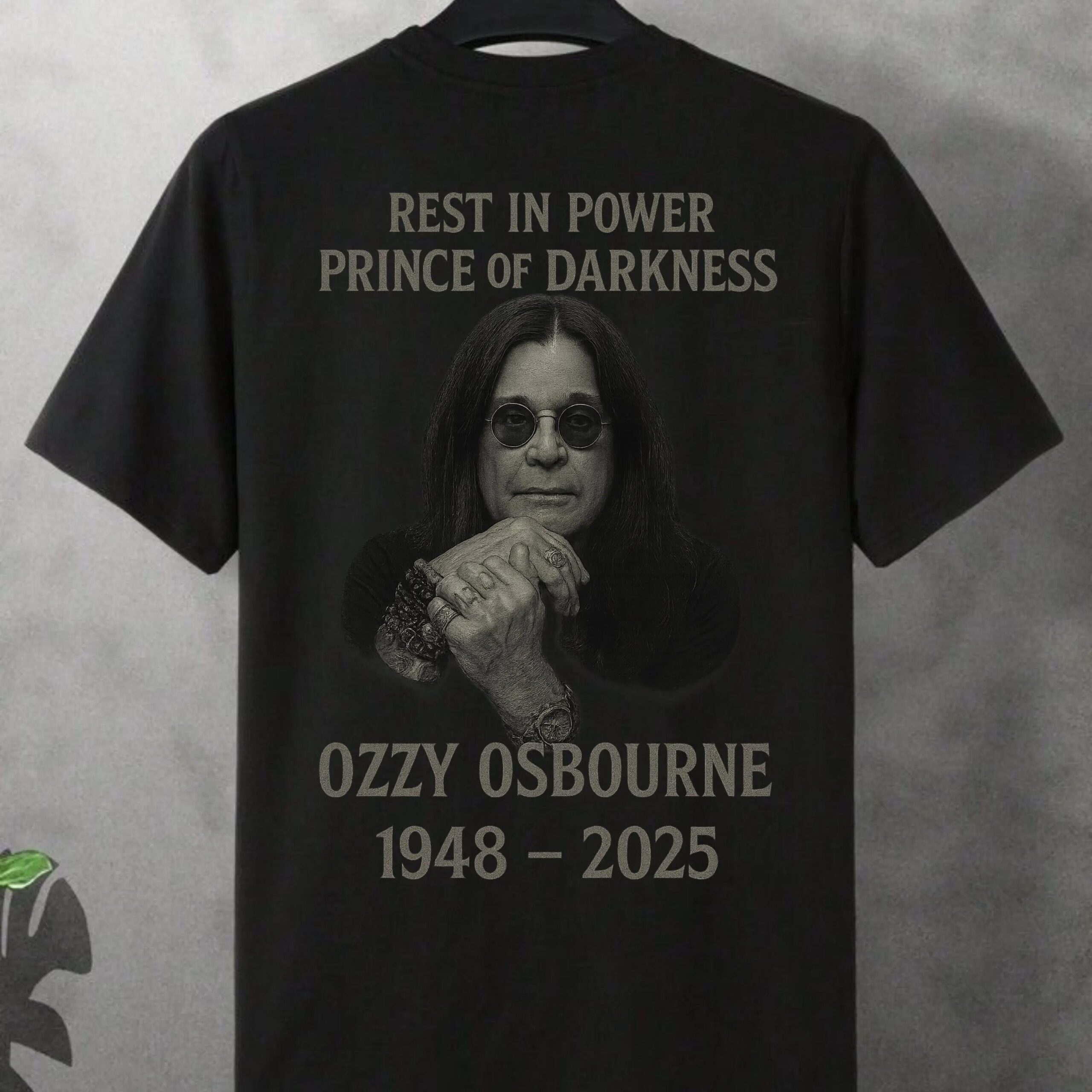 Ozzy Osbourne Tribute Rest In Power Shirt Prince Of Darkness Memorial Rock Shirt