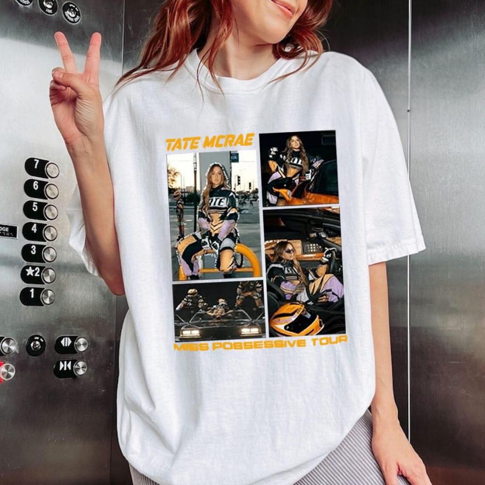 Tate Mcrae Miss Possessive Tour 2025 Shirt Vintage Pop Concert Fan Gift Shirt