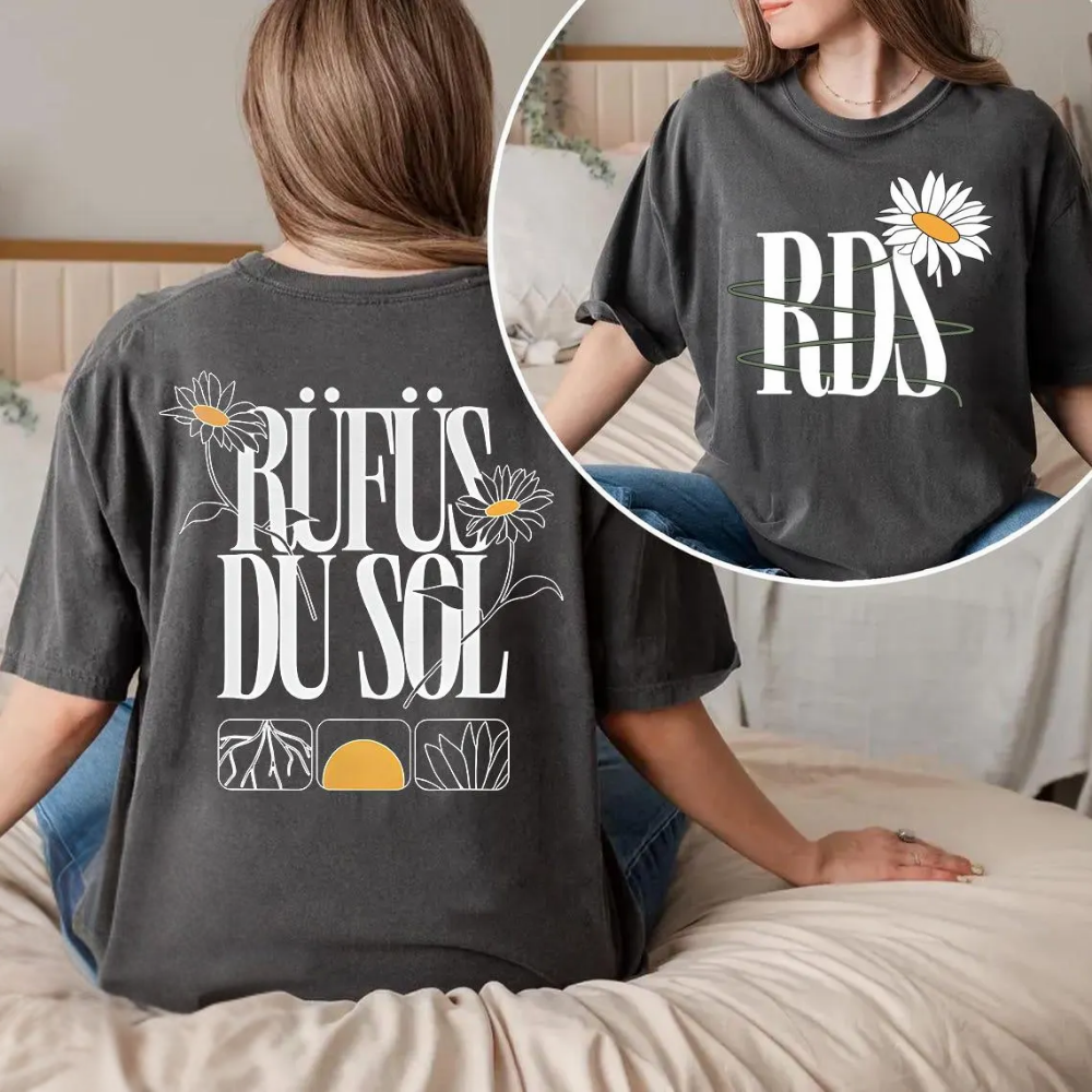 Vintage Plus One Rfs Du Sol Tshirt Double Side, Concert Music 2025, Gift For Fan
