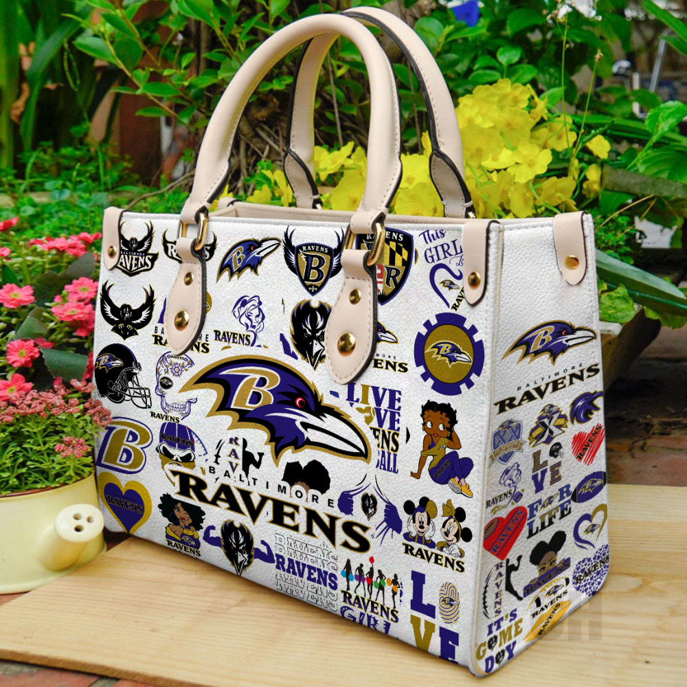 Baltimore Ravens NFL Women Leather Handbag