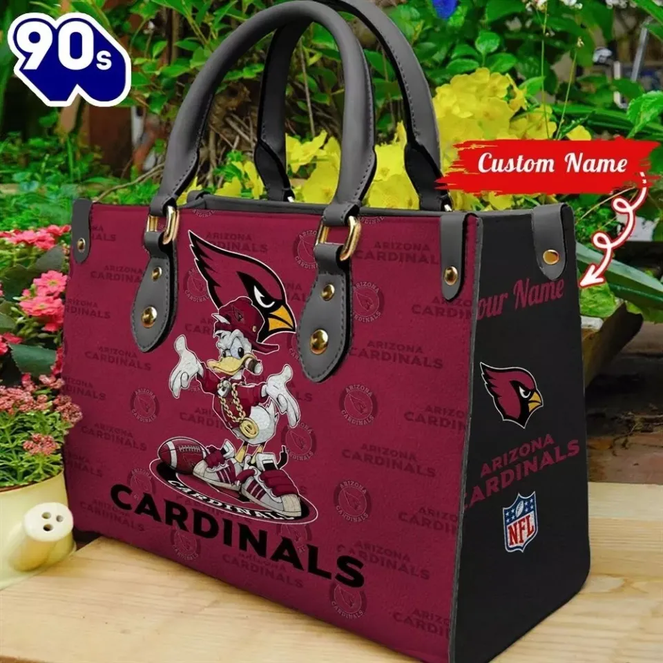 Arizonna Cardinals Leather Handbag For Women