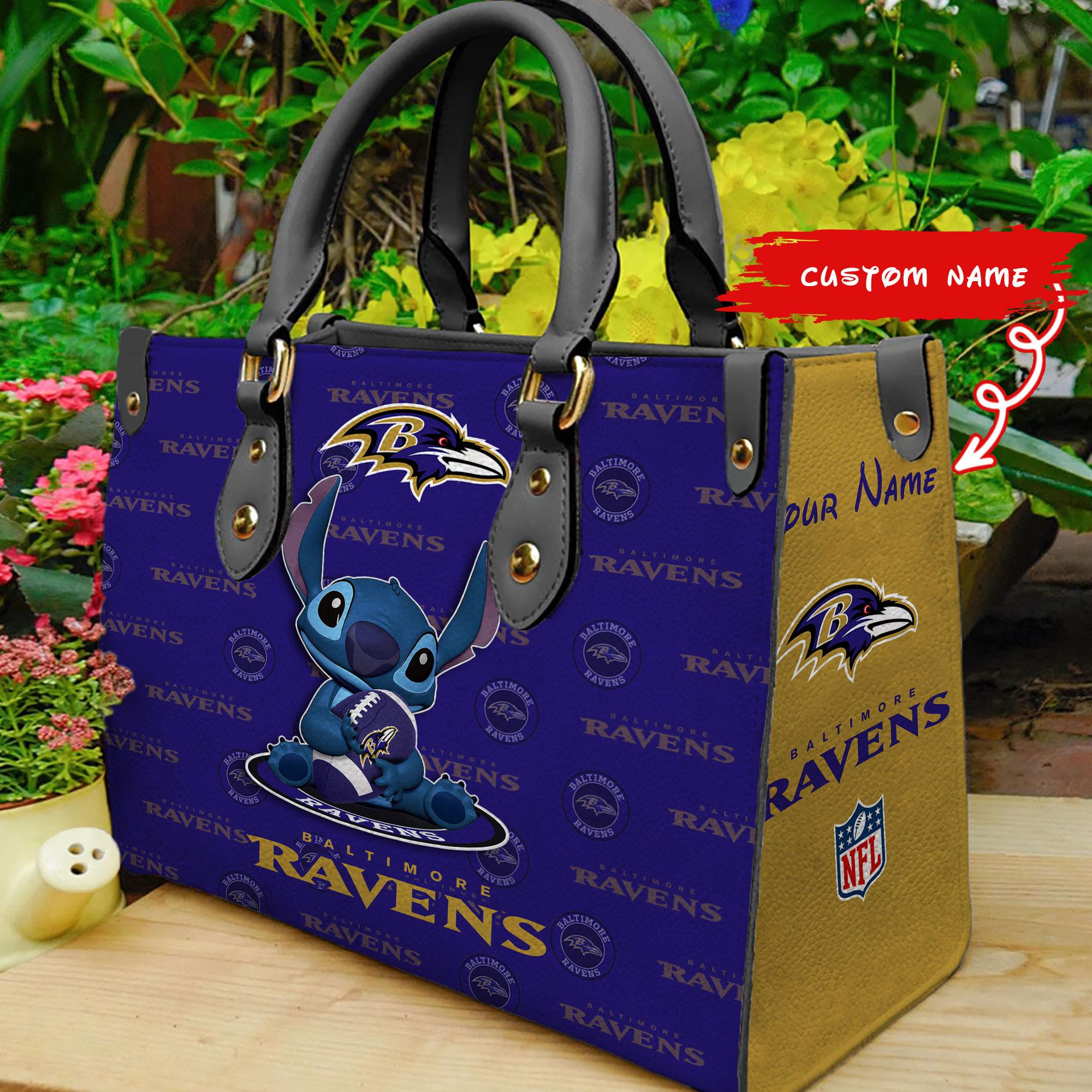 Baltimore Ravens NFL Women Leather Handbag