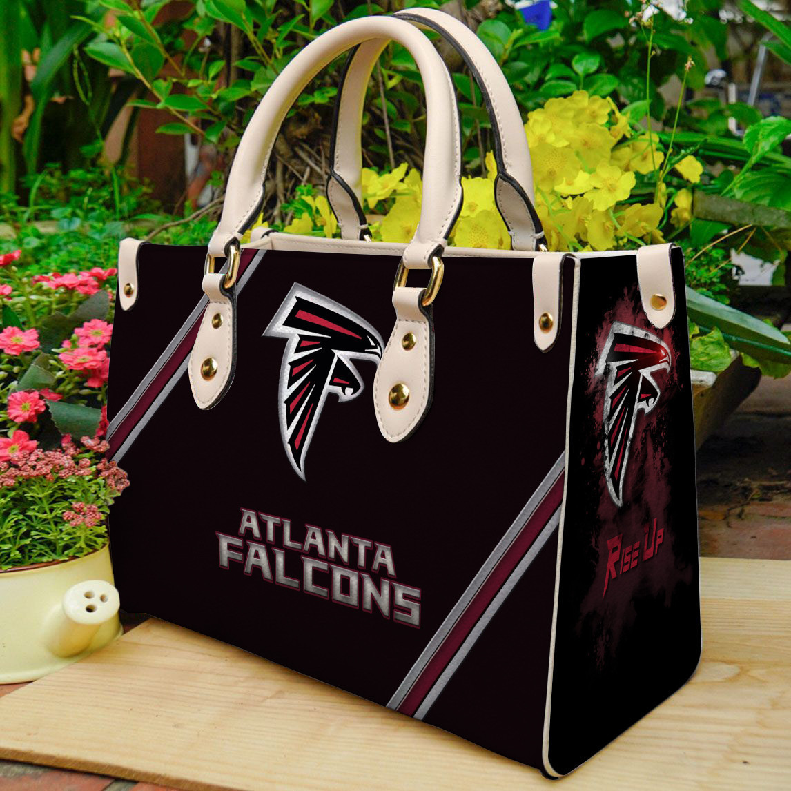 Atlanta Falcons Leather Handbag For Women