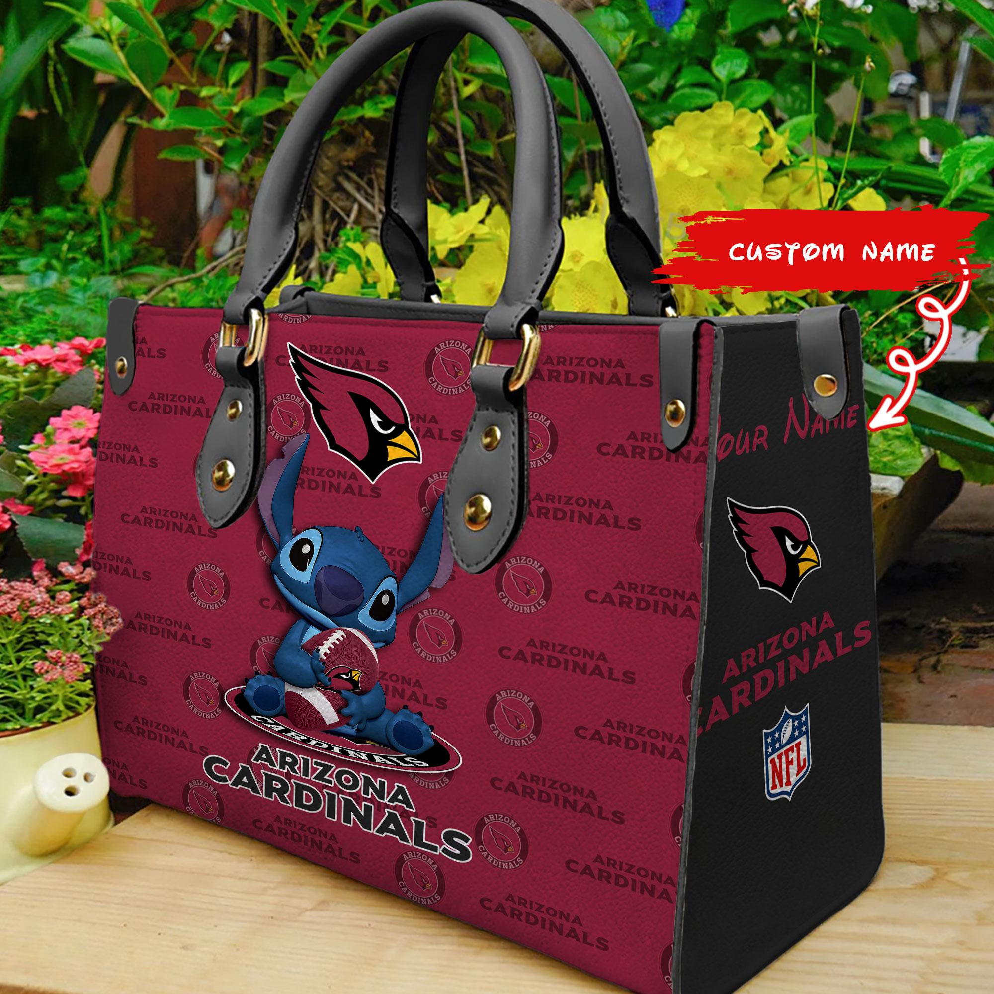 Arizona Cardinals NFL Women Leather Handbag