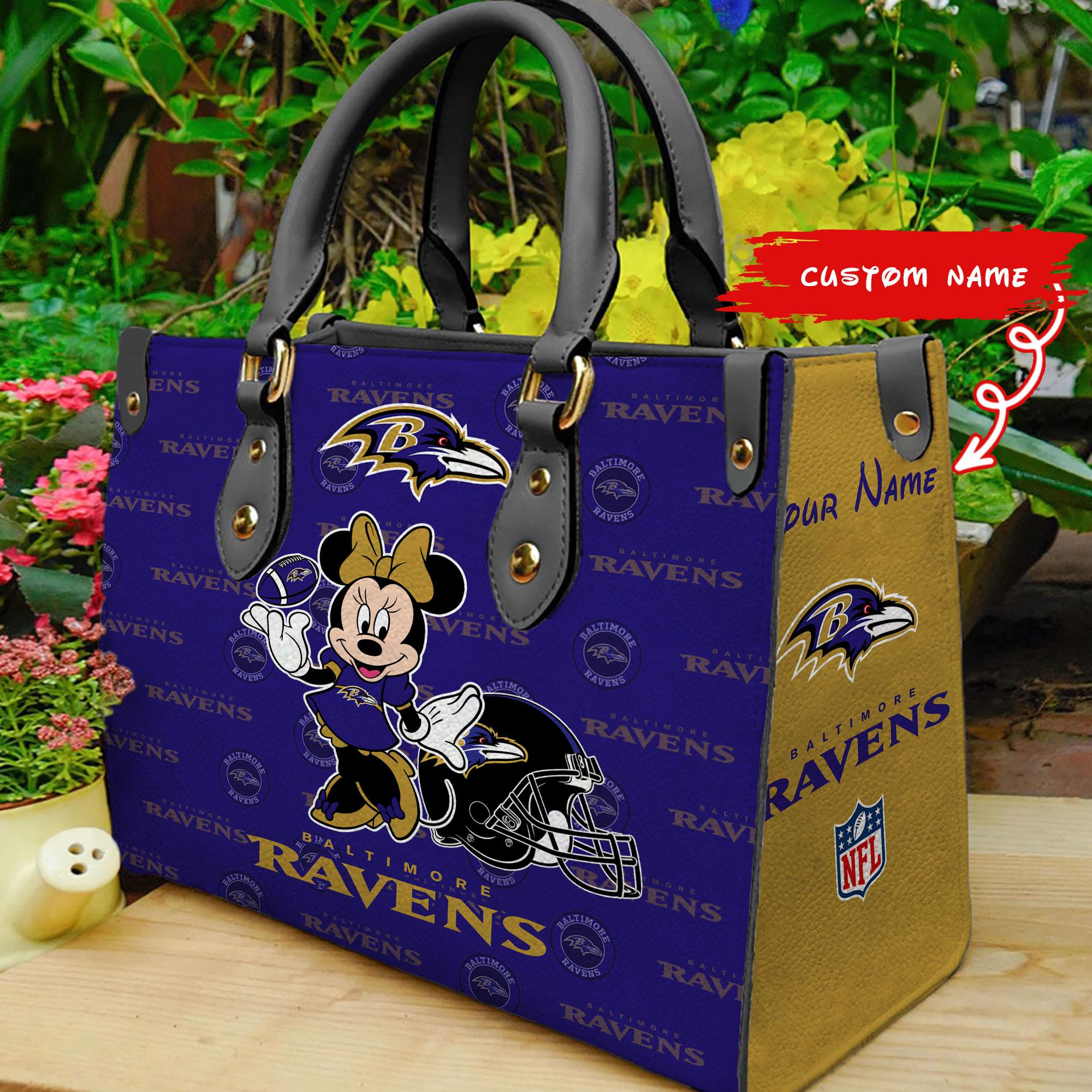 Baltimore Ravens NFL Women Leather Handbag