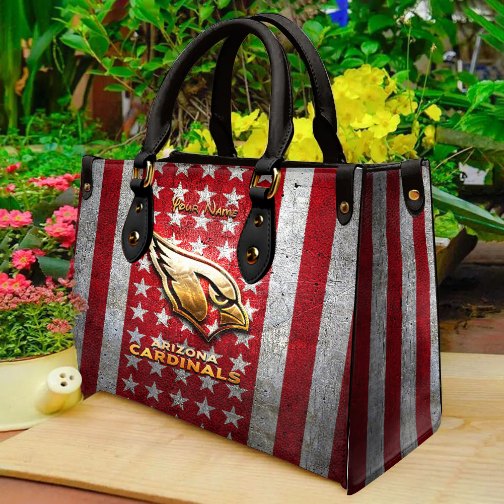 Arizona Cardinals Ho Ho Ho NFL Women's Leather Handbag