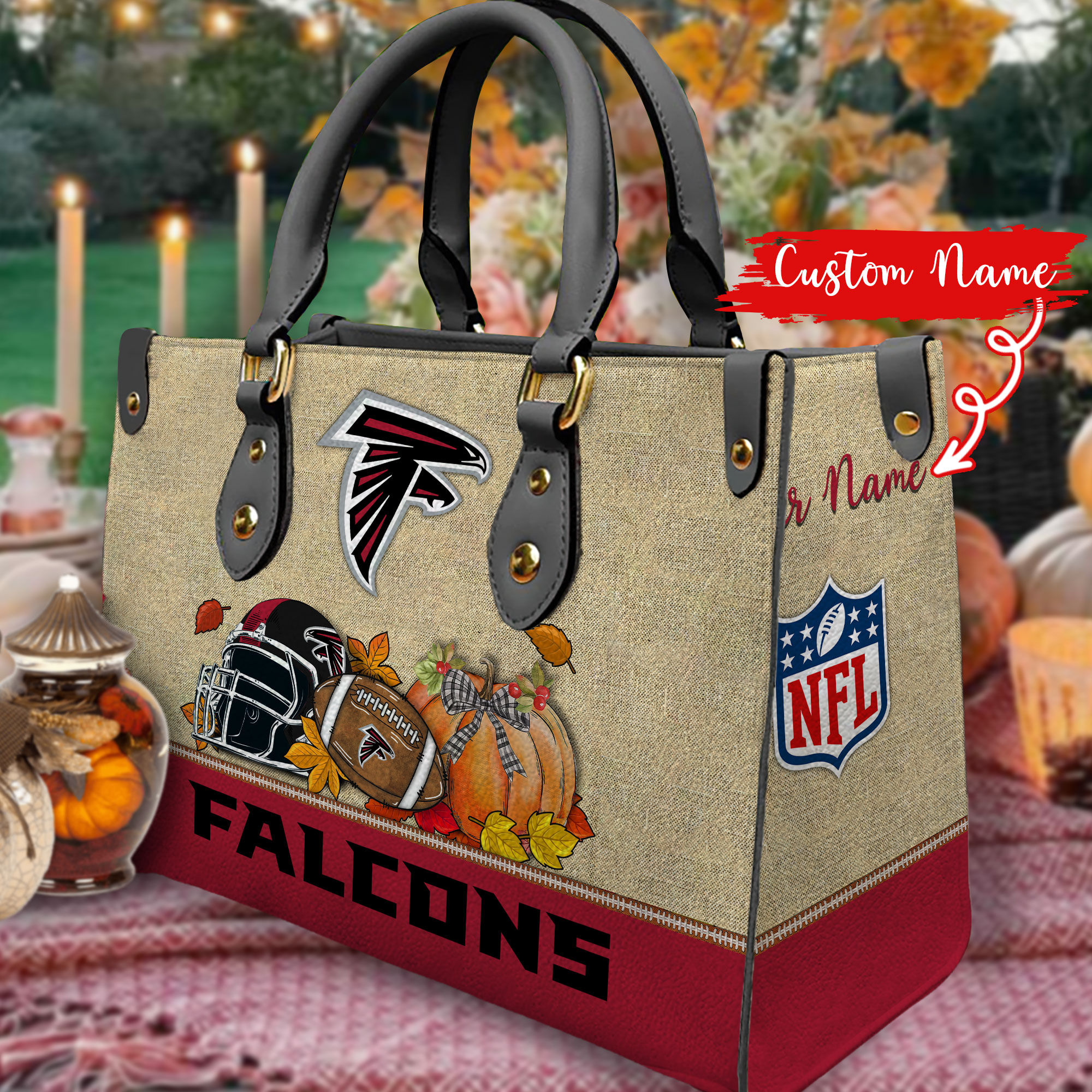 Atlanta Falcons 2025 Leather Handbag For Women