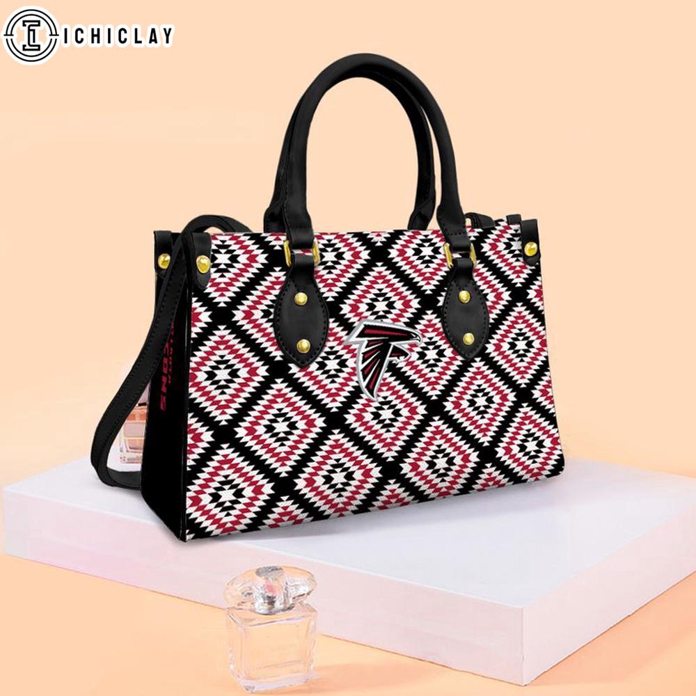 Atlanta Falcons Caro Pattern NFL Women Leather Handbag