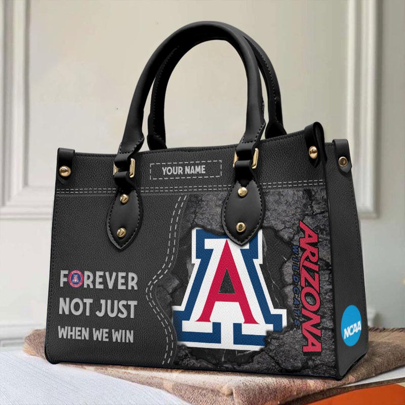 Arizona Wildcats Forever Not Just When We Win Leather Handbag For Women