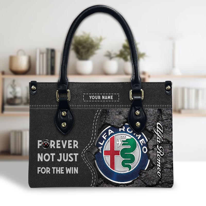 Alfa Romeo Leather Handbag For Women