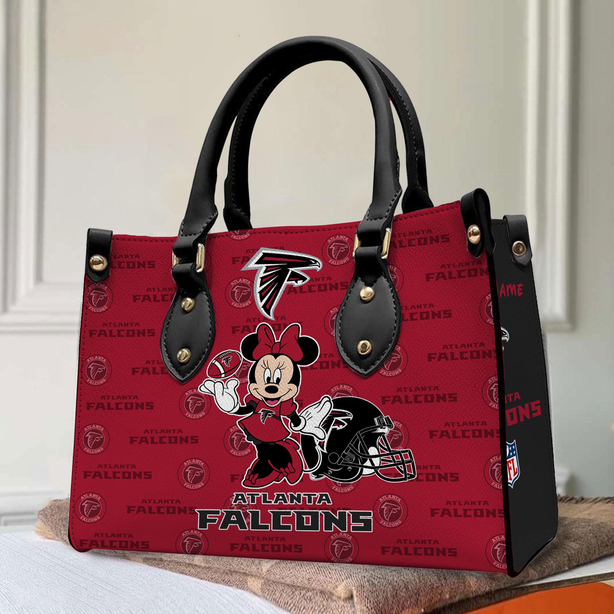 Atlanta Falcons Personalized Women Leather Handbag