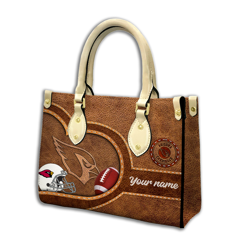 Arizona Cardinals Personalized Daily Casual Fashion For Youthful & Trendy Looks Leather Handbag For Women