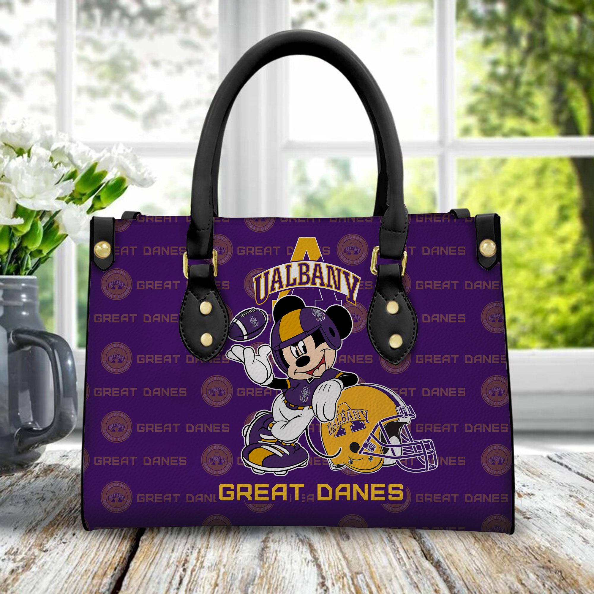 Albany Great Danes Mickey Women Leather Handbag