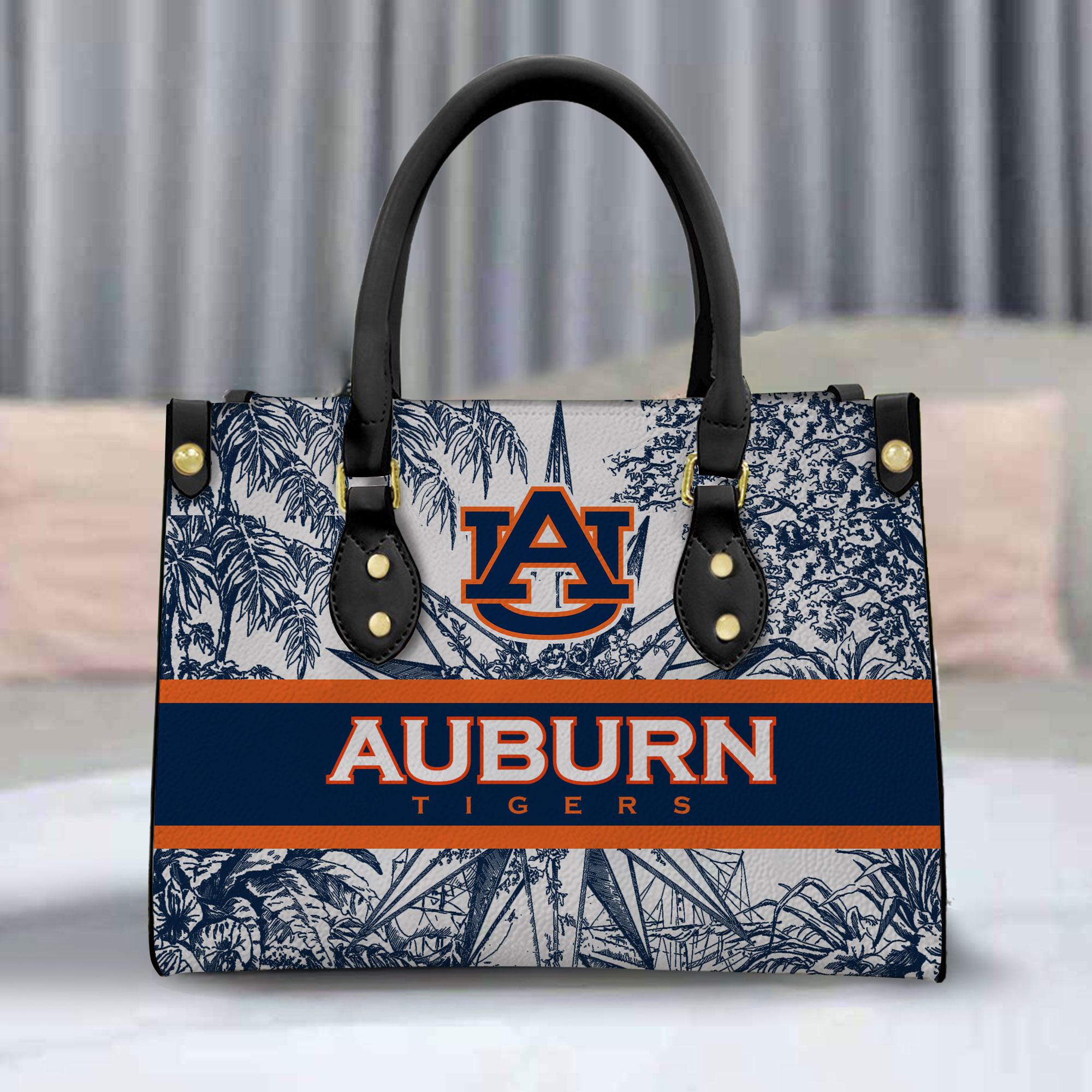 Auburn Tigers Premium Women Leather Handbag