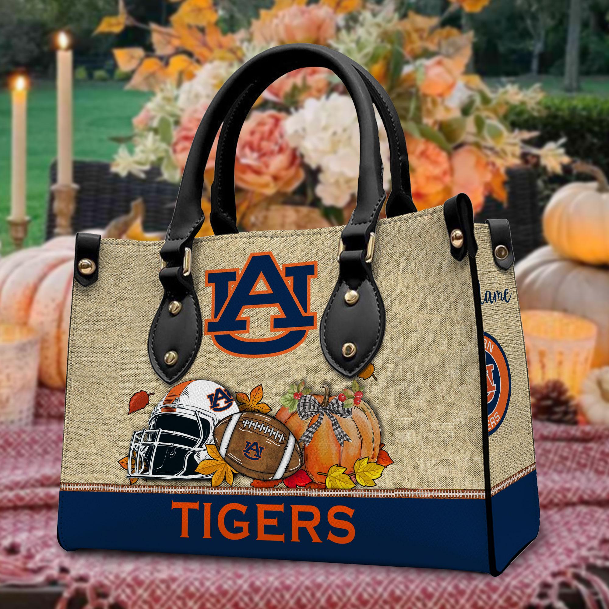 Auburn Tigers Autumn Premium Women Leather Handbag