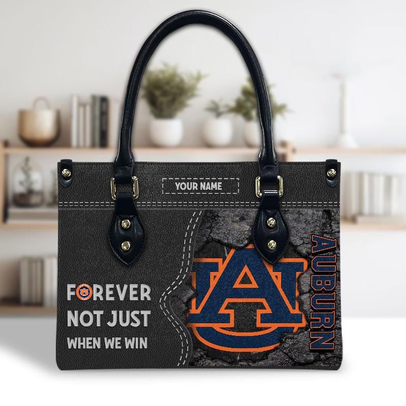 Auburn Tigers 2025 Forever Not Just When We Win For Leather Handbag For Women
