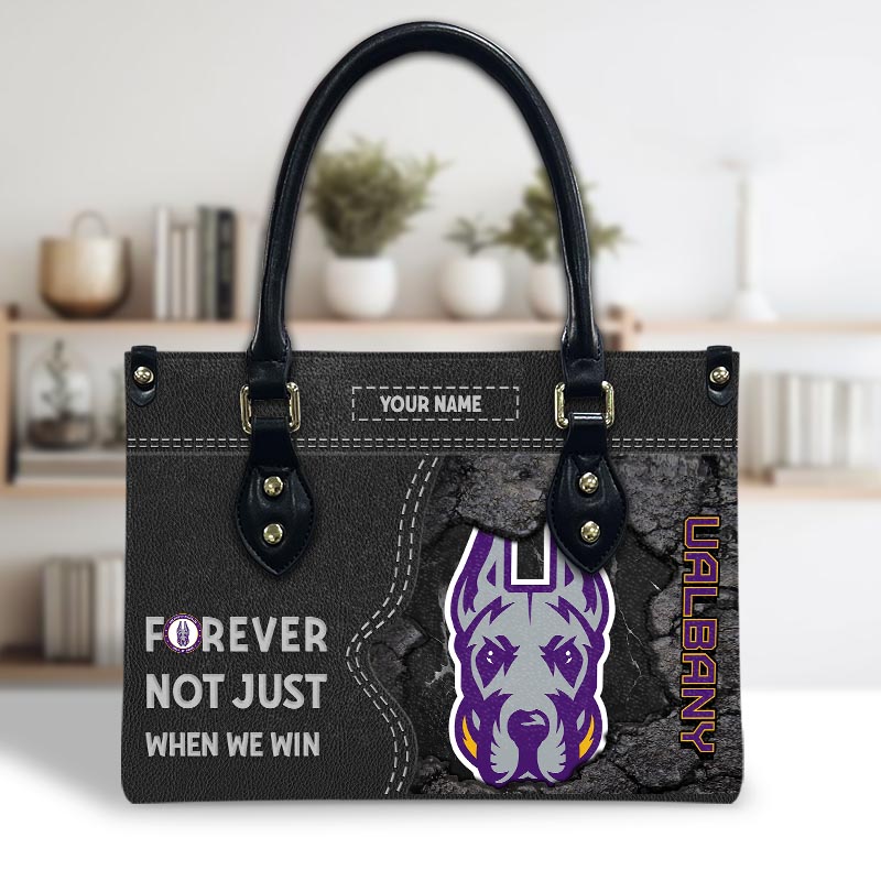 Albany Great Danes 2025 Forever Not Just When We Win For Trendy & Stylish Accessories To Match Your Look Leather Handbag For Women