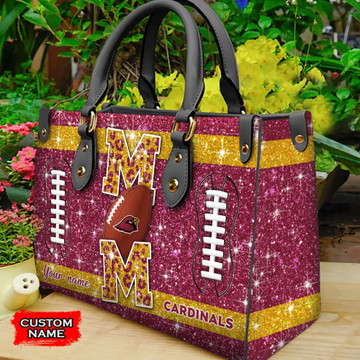 Arizona Cardinals Women Leather Handbag
