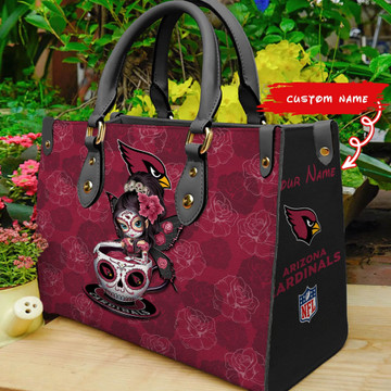 Arizona Cardinals Premium Women Leather Handbag