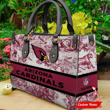 Arizona Cardinals Leather Handbag For Women