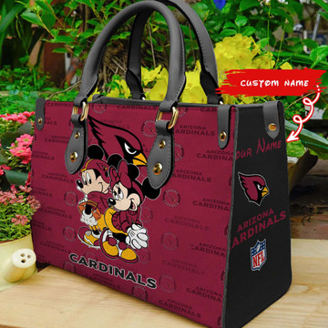 Arizona Cardinals Premium Leather Handbag For Women