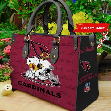Arizona Cardinals Premium Women Leather Handbag