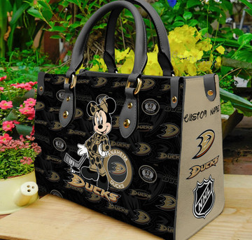 Anaheim Ducks Minnie Leather Handbag For Women