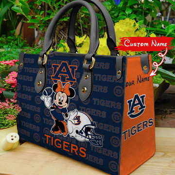 Auburn Tigers Minnie 2025 Women Leather Handbag