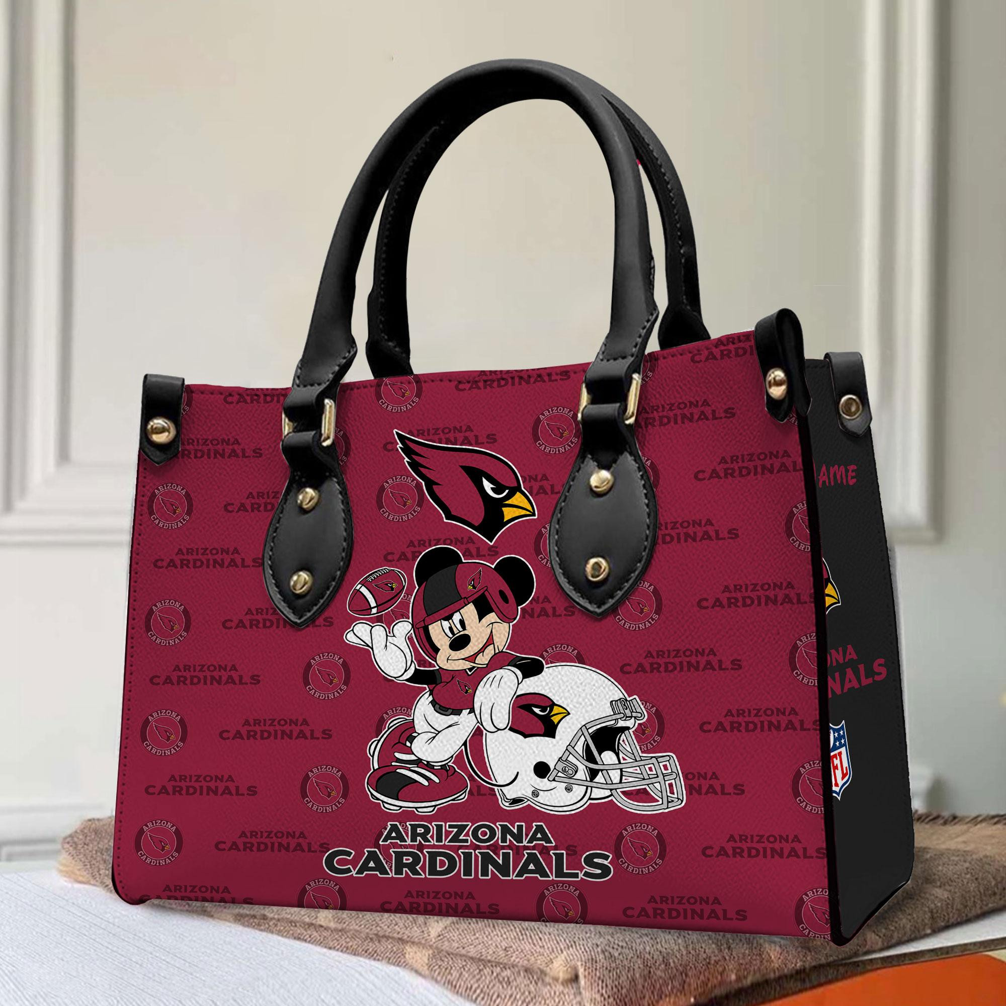Arizona Cardinals NFL Women Leather Handbag