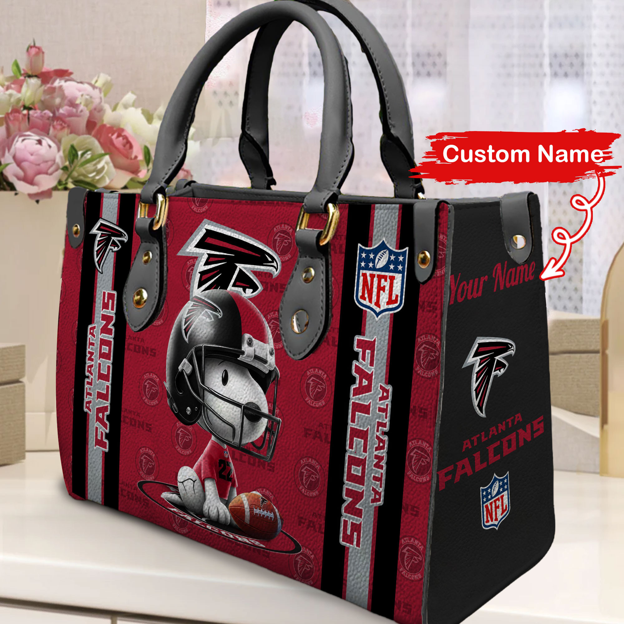 Atlanta Falcons 2025 Women Leather Handbag