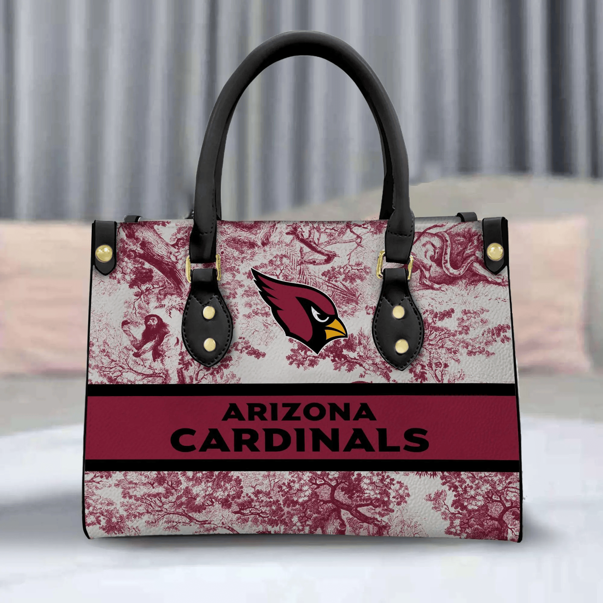 Arizona Cardinals Women Leather Handbag