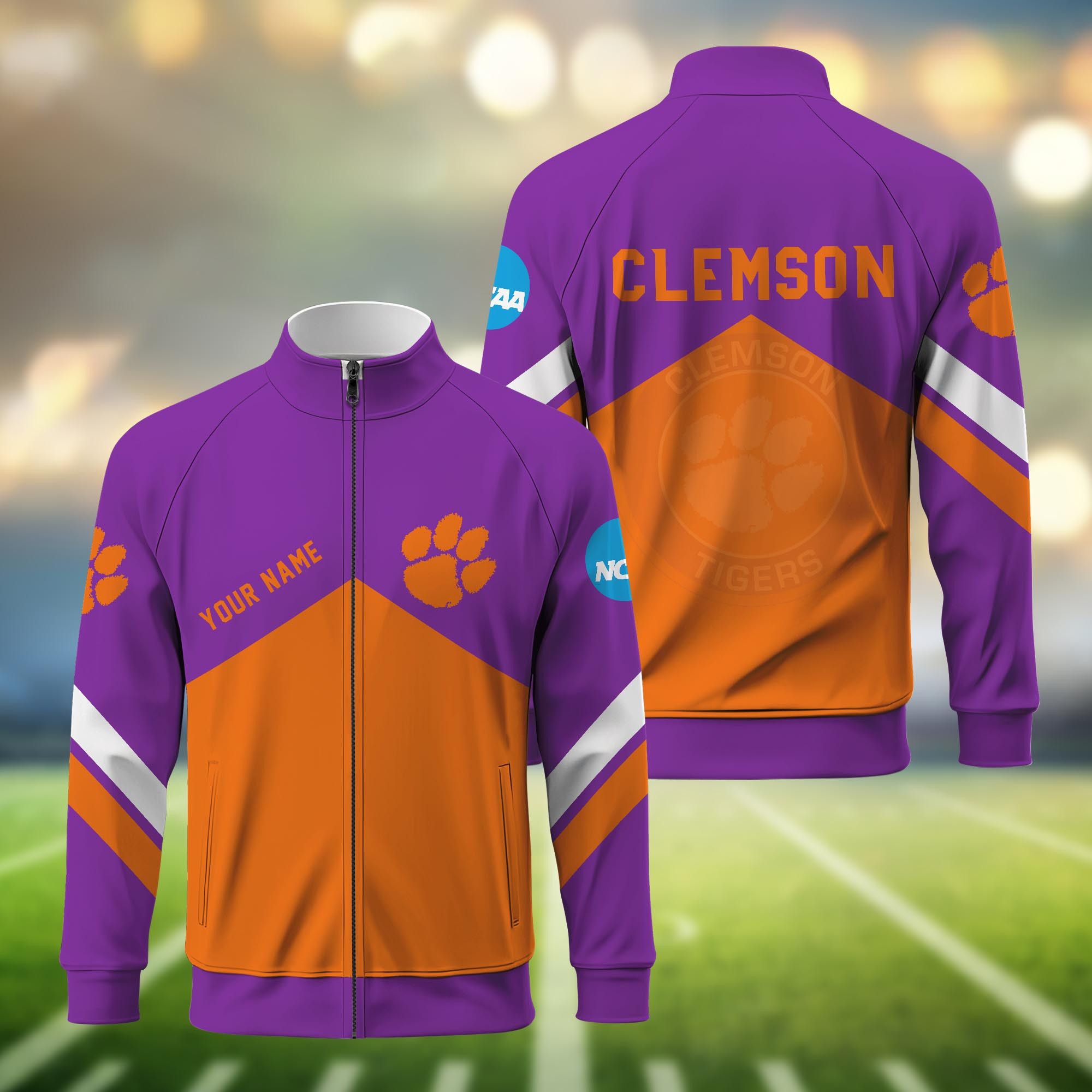 California Golden Bears Standing Neck Zipper Jacket