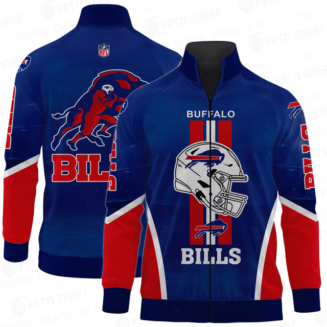 Buffalo Bills National Football League AOP Stand Collar Zipper jacket