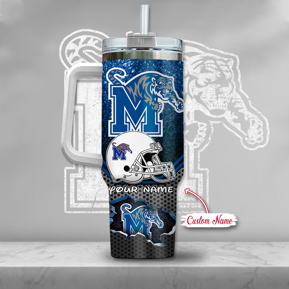 Memphis Tigers Ncaa Mickey Mouse Custom Stanley Quencher 40Oz Stainless Steel Tumbler With Handle - Image 3