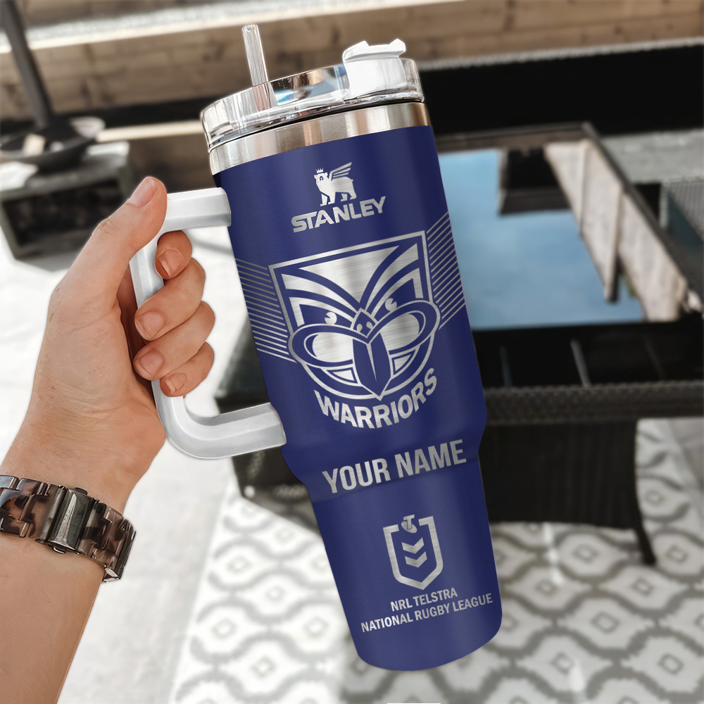 New Zealand Warriors Nrl Custom Stanley Quencher 40Oz Stainless Steel - Image 3