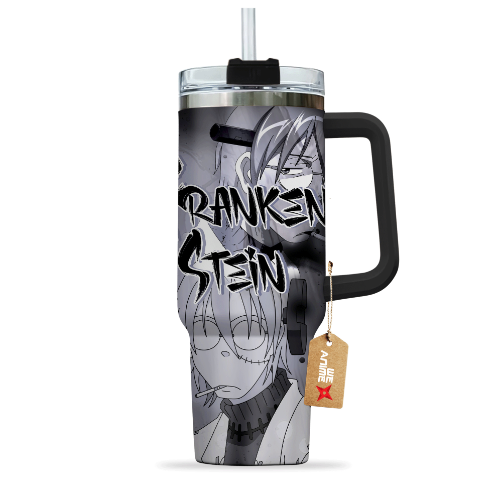 Franken Stein Soul Eater Anime Custom Stanley Quencher 40Oz Stainless Steel Tumbler With Handle - Image 3