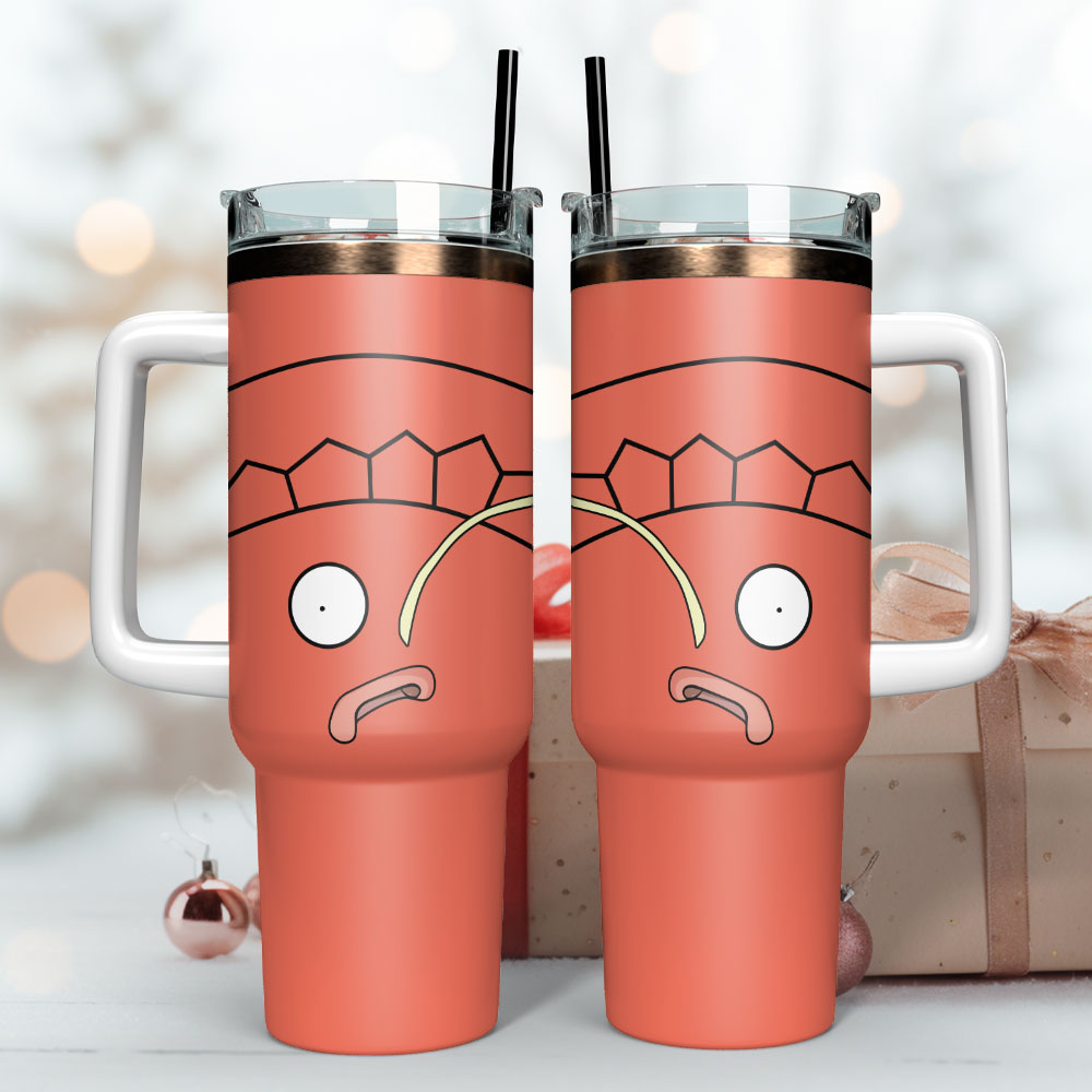 Magikarp Pokemon Animecustom Stanley Quencher 40Oz Stainless Steel Tumbler With Handle - Image 3