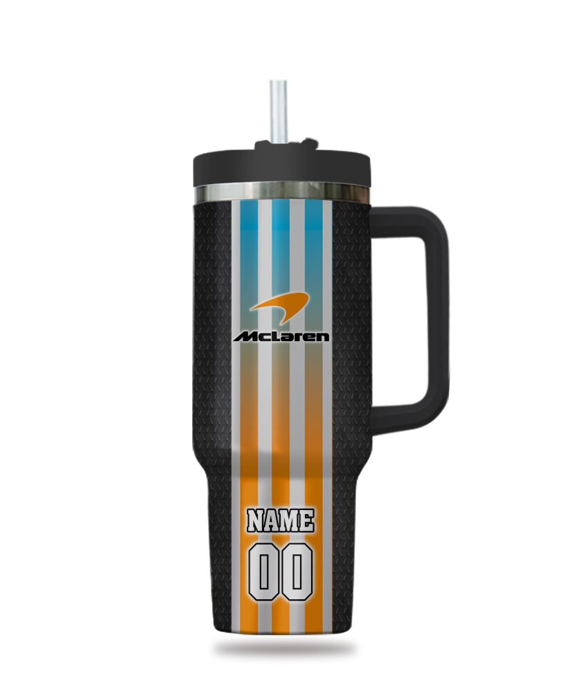 Mclaren Car Custom Stanley Quencher 40Oz Stainless Steel Tumbler - Image 3