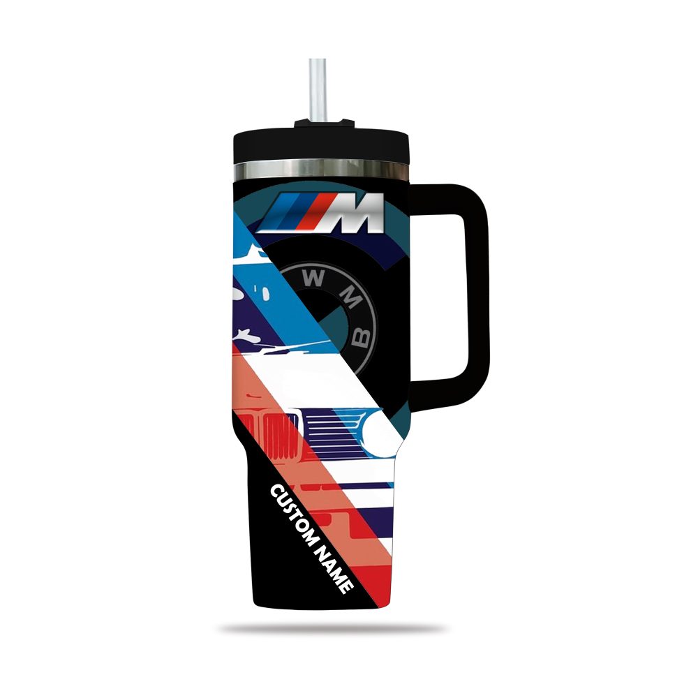 Bmw Car Custom Stanley Quencher 40Oz Stainless Steel Tumbler - Image 3