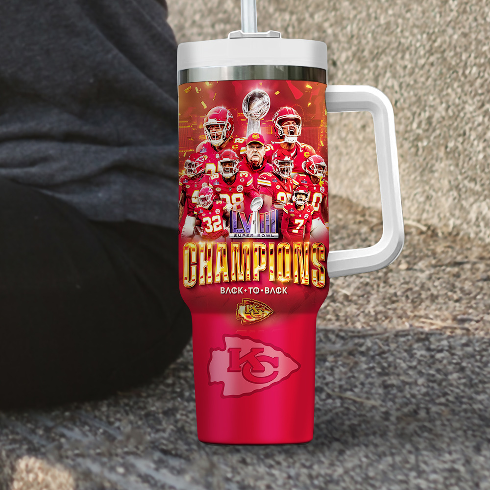 Kcc Nfl Custom Stanley Quencher 40Oz Stainless Steel Tumbler - Image 3