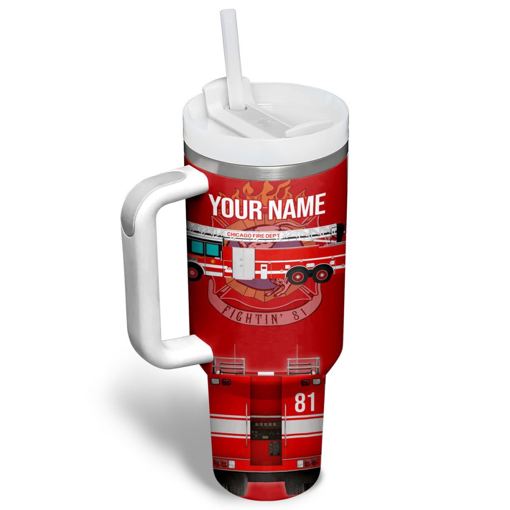 Chicago Fire Movies Custom Stanley Quencher 40Oz Stainless Steel Tumbler - Image 3