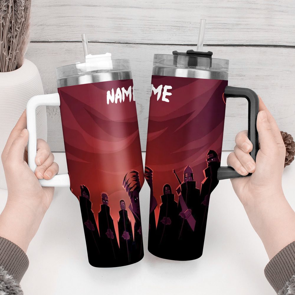 Naruto Anime Custom Stanley Quencher 40Oz Stainless Steel Tumbler With Handle - Image 3